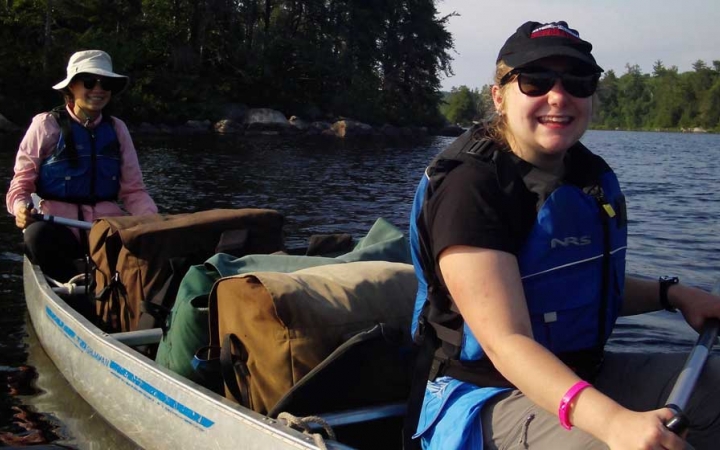 canoeing for teens in the boundary waters